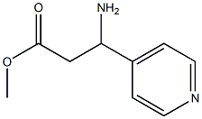 3-Amino-3-pyridin-4-yl-propionic acid methyl ester Struktur