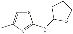 4-Methyl-2-(tetrahydro-furan-2-ylamino)-thiazole- Struktur