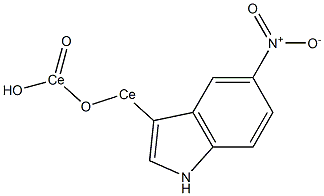 5-nitroindole-3-caroxylic acid Struktur