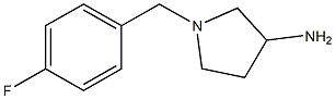 1-(4-fluorobenzyl)pyrrolidin-3-amine Struktur