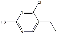 4-chloro-5-ethylpyrimidine-2-thiol Struktur