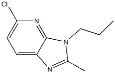 5-chloro-2-methyl-3-propyl-3H-imidazo[4,5-b]pyridine Struktur