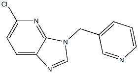 5-chloro-3-(pyridin-3-ylmethyl)-3H-imidazo[4,5-b]pyridine Struktur