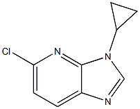 5-chloro-3-cyclopropyl-3H-imidazo[4,5-b]pyridine Struktur