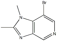 7-bromo-1,2-dimethyl-1H-imidazo[4,5-c]pyridine Struktur