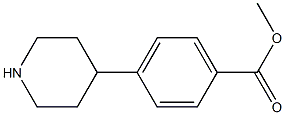 methyl 4-piperidin-4-ylbenzoate Struktur