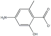 4-Amino-6-methylsalicylate Struktur