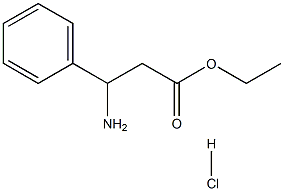 ETHYL-3-AMINO-3-PHENYL PROPIONATE HYDROCHLORIDE Struktur