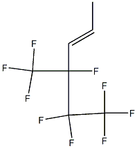 4,5,5,6,6,6-HEXAFLUORO-4-TRIFLUOROMETHYL-2-HEXENE Struktur