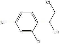 1-(2,4-Dichlorophenyl)  -2-chloroethanol Struktur