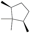 1,2,2,cis-3-tetramethylcyclopentane Struktur