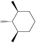 1,cis-2,trans-3-trimethylcyclohexane Struktur