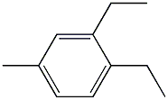 1-methyl-3,4-diethylbenzene Struktur