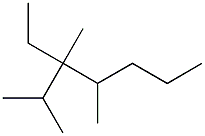 2,3,4-trimethyl-3-ethylheptane Struktur