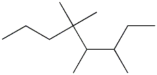 3,4,5,5-tetramethyloctane Struktur