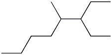 4-methyl-3-ethyloctane Struktur