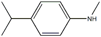 aniline, p-isopropyl-N-methyl-, Struktur