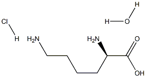 D-LYSINE MONOHYDRATE HYDROCHLORIDE Struktur