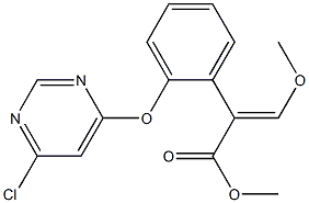 METHYL 2-{2-[(6-CHLOROPYRIMIDIN-4-YL)OXY]PHENYL}-3-METHOXYPROP-2-ENOATE [FOR AZOXYSTROBIN] Struktur