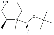 (2S,5S)-1-N-BOC-DIMETHYL-PIPERAZINE Struktur