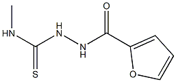 N1-METHYL-2-(2-FURYLCARBONYL)HYDRAZINE-1-CARBOTHIOAMIDE Struktur