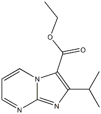 ETHYL 2-(PROPAN-2-YL)IMIDAZO[1,2-A]PYRIMIDINE-3-CARBOXYLATE Struktur