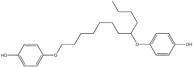 4,4''-[DODECANE -1,8-DIYLBIS(OXY)]DIPHENOL Struktur