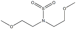 BIS-(2-METHOXYETHYL)AMINOSULPHUR DIOXIDE Struktur