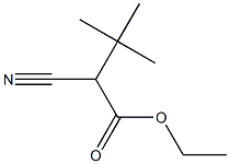 ETHYL-2-CYANO-3,3-DIMETHYL BUTYRATE Struktur