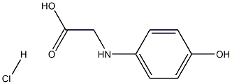 D-4-HYDROXYPHENYLGLYCINE HYDROCHLORIDE Struktur