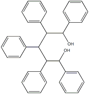 1,2,3,4,5-pentaphenyl-1,5-pentanediol Struktur