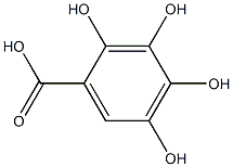 2,3,4,5-tetrahydroxybenzoic acid Struktur