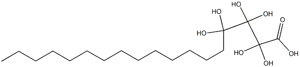 hexahydroxystearic acid Struktur