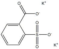 potassium sulfobenzoate Struktur