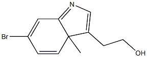 4-BROMO-7-METHYLTRYPTOTHOL Struktur