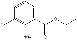 2-AMINO-3-BROMOBENZOIC ACID ETHYL ESTER Struktur