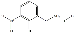 2-CHLORO-3-NITROBENZYLAMINE Hydrochloride Struktur