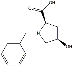 1-BENZYL- CIS-4-HYDROXY-D-PROLINE Struktur