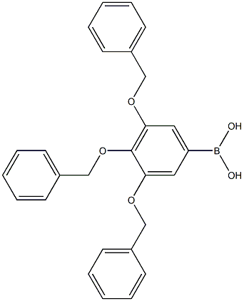 3,4,5-TRIS(BENZYLOXY)PHENYLBORONIC ACID Struktur