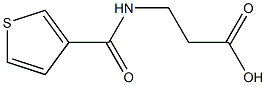 3-[(THIEN-3-YLCARBONYL)AMINO]PROPANOIC ACID Struktur