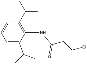 3-CHLORO-N-(2,6-DIISOPROPYLPHENYL)PROPANAMIDE Struktur