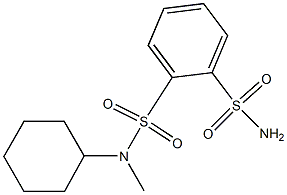 N-CYCLOHEXYL-N-METHYLBENZENE-1,2-DISULFONAMIDE Struktur