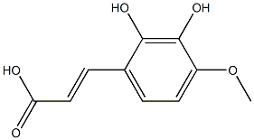 4-METHOXY-2 3-DIHYDROXYCINNAMIC ACID 97% Struktur