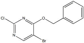 4-(BENZYLOXY)-5-BROMO-2-CHLOROPYRIMIDINE ,98% Struktur