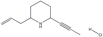 2-ALLYL-6-PROP-1-YNYL-PIPERIDINE HYDROCHLORIDE Struktur