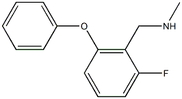 2-FLUORO-N-METHYL-6-PHENOXYBENZYLAMINE Struktur