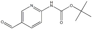 2-(BOC-AMINO)PYRIDINE-5-CARBOXALDEHYDE Struktur