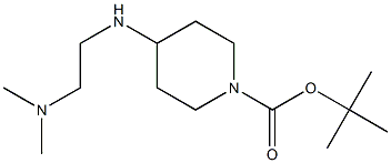 4-(2-DIMETHYLAMINOETHYLAMINO)PIPERIDINE-1-CARBOXYLIC ACID TERT-BUTYL ESTER, 95+% Struktur