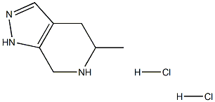 4,5,6,7-TETRAHYDRO-5-METHYL-1H-PYRAZOLO-[3,4-C]-PYRIDINE DIHYDROCHLORIDE Struktur