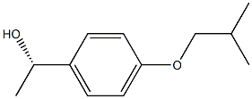 (1S)-1-(4-ISOBUTOXYPHENYL)ETHANOL Struktur